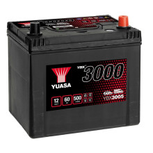 Yuasa YBX3005 12V 60Ah 500CCA Sealed Maintenance Free High Performance Car Battery