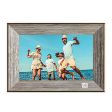 KODAK Digital Photo Frame 10 inch, WiFi Digital Picture Frame with 32GB Internal Memory, HD IPS Touchscreen, Classic Wood Electronic Digital Frame, Sh