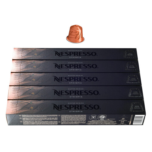 Nespresso 50 X Nespresso Master Origin Ethiopia Coffee Capsules