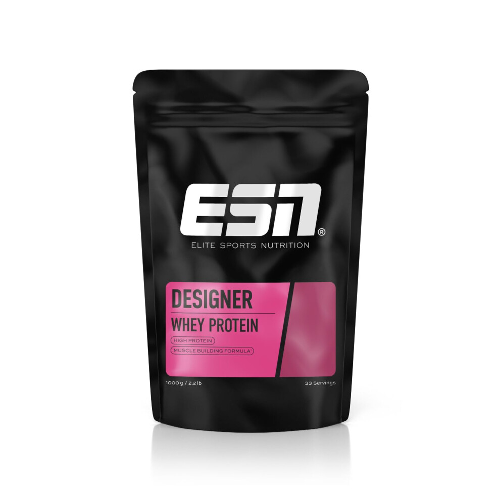 Esn Whey Protein Powder, Designer Vanilla Protein Powder, 1000G, 33 Servings With Up To 23G Protein Per Serving, Vegetarian