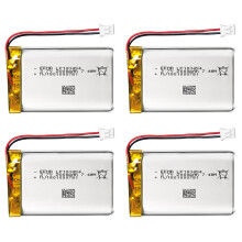 EEMB Lithium Polymer battery 3.7V 2000mAh 103454 Lipo Rechargeable Battery Pack with wire JST Connector for Bluetooth Speaker and Dashcam-confirm devi