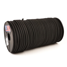 Everlasto 'Lastoflex' Elastic Bungee Cord Shock Cord Rope Black 10mm x 100M