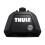 Thule Thule Evo Raised Rail Foot For Vehicles Four-pack Black Black, One-Size 1