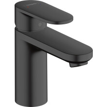 hansgrohe Vernis Blend Basin Mixer Tap 100 with pop-up waste set, matt black, 71551670