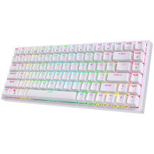 RK ROYAL KLUDGE RK84 Wireless Bluetooth/2.4Ghz 75% RGB Mechanical Gaming Keyboard, Three Modes Connectable Keyboard with Hot-Swappable Tactile Brown S