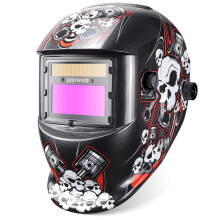 JALUWELD Auto Darkening Welding Helmet Adjustable Welding Mask Battery & Solar Powered Welders Helmet DIN9-13 Shade Welders Mask Arc Tig Mig Grinding
