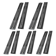 AOLISHENG 5 Pairs Soft Close Drawer Runners Drawer Slides 300mm Heavy Duty 45kg Load Capacity Draw Sliders Full Extension Ball Bearing Kitchen Cabinet