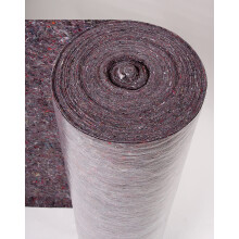 Hard Floor Protector, Absorbent Dust Sheet Floor Fleece | Roll of 1M X 25M | 250 gsm | Easy Installation | Anti-Slip & Reusable | Trio Plus