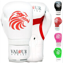 Valour Strike Boxing Gloves for Men Women Ladies Juniors | Set in Ounce 16oz 14oz 12oz 10oz 8oz for Pro Sparring Kickboxing MMA Muay Thai or Boxercise