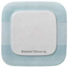 Biatain Silicone Ag Square Foam Dressing, 12.5 x 12.5 cm