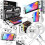 Orzly Accessories Kit bundle Compatible with Nintendo Switch OLED Console (NOT 2017 Edition compatible) Ultimate Geek Pack with Case and screen protec 1