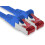 1aTTack.de - 1x 50m CAT6 patch cable S/FTP PIMF shielding CAT.6 RJ45 network cable Ethernet cable DSL LAN router switch modem patch panel - blue - 1 p 1