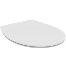 Ideal Standard Multi Suites Toilet seat and Cover, Universal Oval Shape, Durable Toilet seat, Including Hinge Set for Easy Installation, Scratch-Resis
