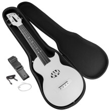 RockJam Carbon Fibre Ukulele with Case, Capo & Strap