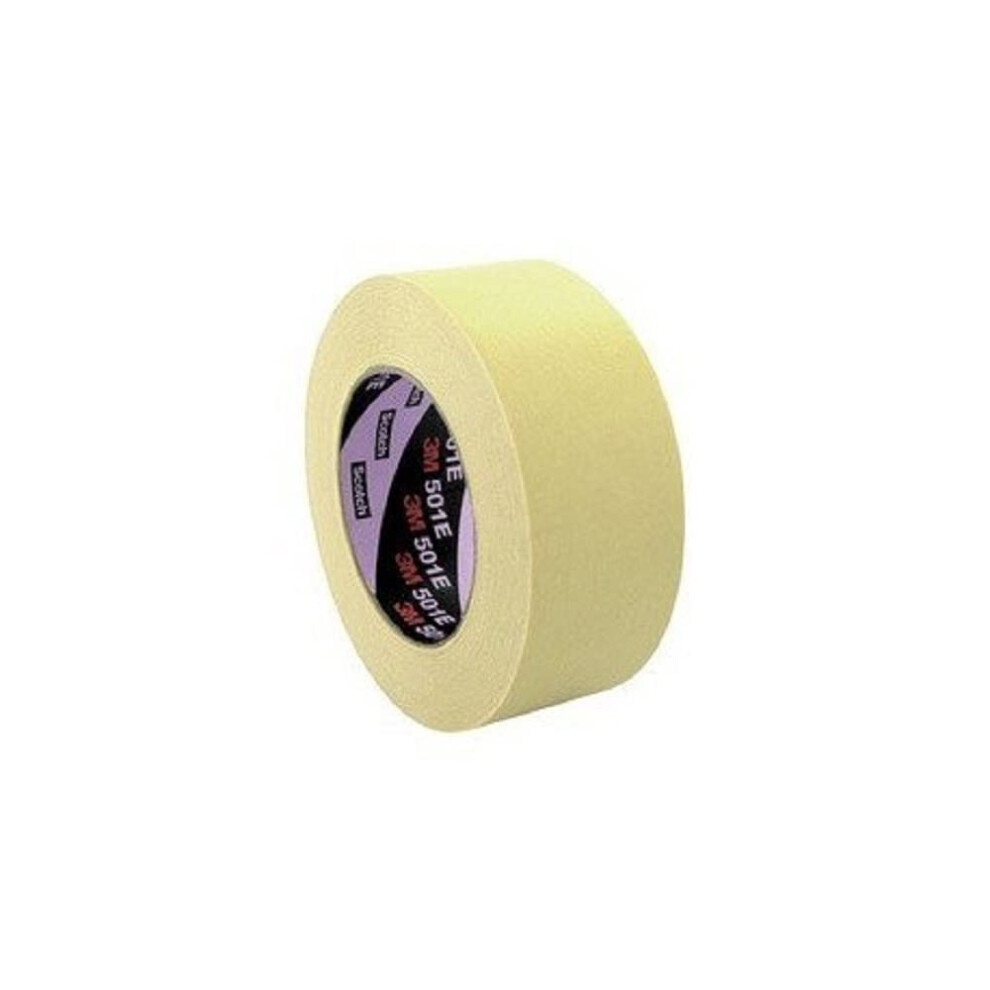 3M 501E Specialty High Temperature Industrial Masking Tape, 48 Mm X 50 M, Pack Of 20 Beige