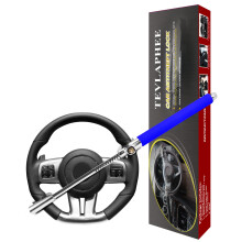 Tevlaphee Steering Wheel Lock, Steering Lock, Car Steering Wheel Lock, Vehicle Anti-Theft Lock, Adjustable, Universal Fit, Heavy Duty(Blue)