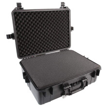 DURATOOL D03134 Black Water Resistant Case with Foam Insert - 425mm x 569mm x 215mm Professional Protection for Your Equipment