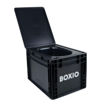 BOXIO Portable Toilet - Convenient Camping Toilet! Compact, Safe, and Personal Composting loo with Convenient Disposal for Camping, RVing, Boating, Ro