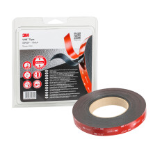 3M VHB 5952F Double Sided Adhesive Tape - Provides adhesion to most powder coated paints, metals, glass, sealed wood, acrylic, polycarbonate and ABS -