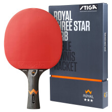 STIGA Royal WRB 3-Star Table Tennis Bat - ITTF Approved, Offensive Bat with WRB System, 5-Ply Blade, 2.0 mm Sponge, Enhanced Speed, Control, and Spin
