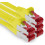 1aTTack.de - 5x 7.5m CAT6 patch cable S/FTP PIMF shielding CAT.6 RJ45 network cable Ethernet cable DSL LAN router switch modem patch panel - yellow - 1