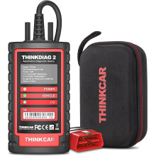 thinkcar OBD2 Diagnostic Tool,ThinkDiag 2 OBD2 Scanner Bluetooth 5.0 for iOS & Android, All System & 15+ Reset Functions, Car Diagnostic Tool with CAN