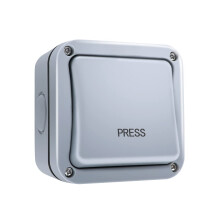 TOPENS TC148 Waterproof Wall Push Button Surface Mounted Wired Release Switch for Automatic Gate Opener, Door Access Control System and Doorbell Syste
