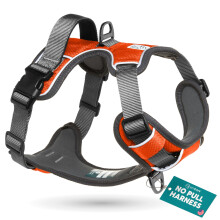 Embark Pets Adventure Dog Harness, No Pull Dog Harness with 2 Leash Clips, for Large Dogs anti pull Front & Back with Control Handle, Adjustable