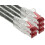 1aTTack.de - 5x 10m CAT6 patch cable S/FTP PIMF shielding CAT.6 RJ45 network cable Ethernet cable DSL LAN router switch modem patch panel - transparen 1