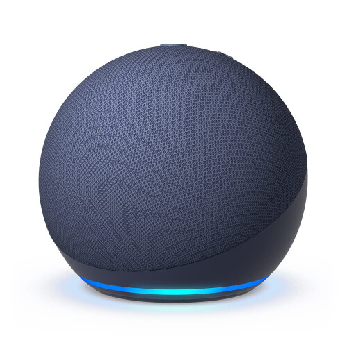 Amazon Certified Refurbished Echo Dot (5th generation, 2022 release) smart Bluetooth speaker with Alexa | Deep Sea Blue
