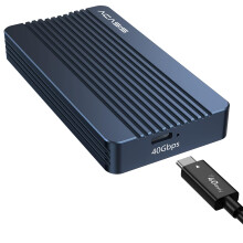 ACASIS 40Gbps M.2 NVMe SSD Enclosure, Nvme Enclosure Support Size 2230 2242 2260 2280 M&B+M-Key,M.2 enclosure Compatible with USB4,Type-C Aluminum SSD