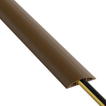 D-Line CC-3/4.5M Cable Protector, Floor Cord Channel, Wire Cover, Protect Cables & Prevent Trip Hazards - 4.5 Meter Length, Cavity 17mm (W) x 9mm (H)
