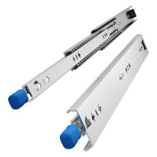 VADANIA 400mm Heavy Duty Drawer Runners with Lock #D53 1 Pair, Drawer Slides, Max Load 120kg, Side Mount Full Extension, Industrial Locking Drawer Sli