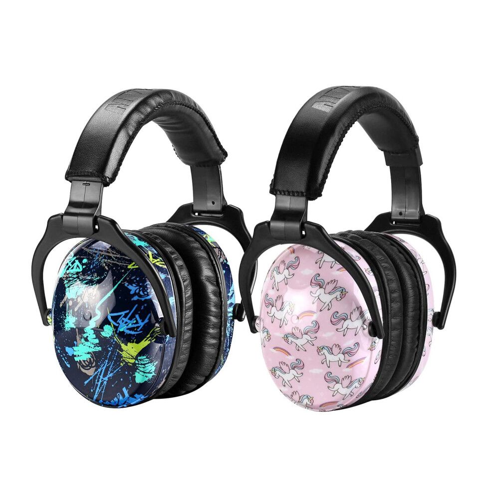 030 Kids Ear Defenders 2 Pack,Hearing Protection For Children Have Sensory Issues, Noise Reduction Safety Earmuffs For Toddler With Autism, Idea Unisex Kids Zohan