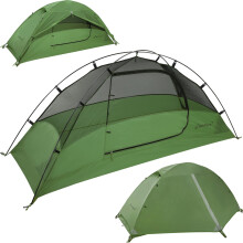 Clostnature Lightweight Camping Tent - 1 Man Tent, Waterproof & Windproof 3 Season One Person Tent, Double Layer, Compact Easy Setup Design for Hiking