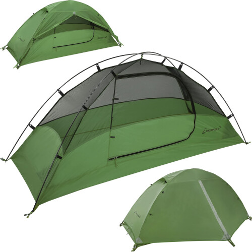 Clostnature Lightweight Camping Tent - 1 Man Tent, Waterproof & Windproof 3 Season One Person Tent, Double Layer, Compact Easy Setup Design for Hiking