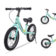 Bueuwe 14/16 inch Balance Bike for 3 4 5 6 7 and 8 Years Old Boys Girls,No pedal Training Bicycle with Brake and Kickstand,Adjustable Seat Height,Air