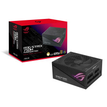 ASUS ROG Strix 750W Gold Aura Edition (Fully Modular Power Supply, 80+ Gold Certified, ATX 3.0 Compatible, PCIe Gen 5.0 Ready, Dual Ball Bearing, Axia