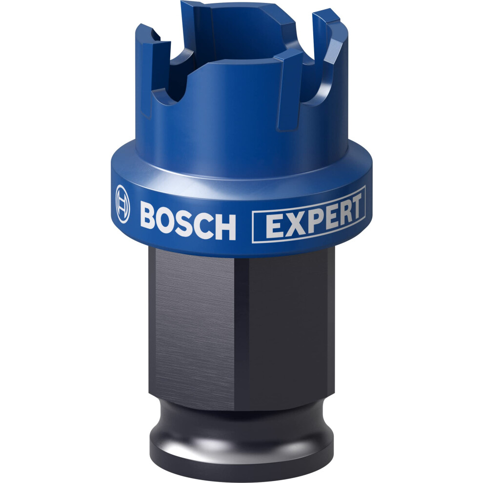 Bosch Professional 1X Expert Sheet Metal Hole Saw (For Steel Sheets, Stainless Steel Sheets, Ø 21 Mm, Accessories Rotary Impact Drill)