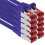 1aTTack.de - 10x 2m CAT6 patch cable S/FTP PIMF shielding CAT.6 RJ45 network cable Ethernet cable DSL LAN router switch modem patch panel - purple - 1 1