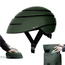 CLOSCA. Foldable helmet for bicycle and electric scooter. Lightweight, compact and certified. Urban unisex design for men and women. Adult bike helmet