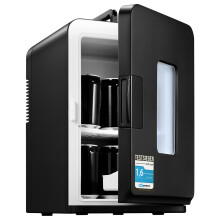 NORTHCLAN Mini Fridge for Bedroom with 220 V AC/12 V DC for Car, 15 L Portable Electric Cooler and Heating Fridge for Home, Perfect for Drinks, Cosmet