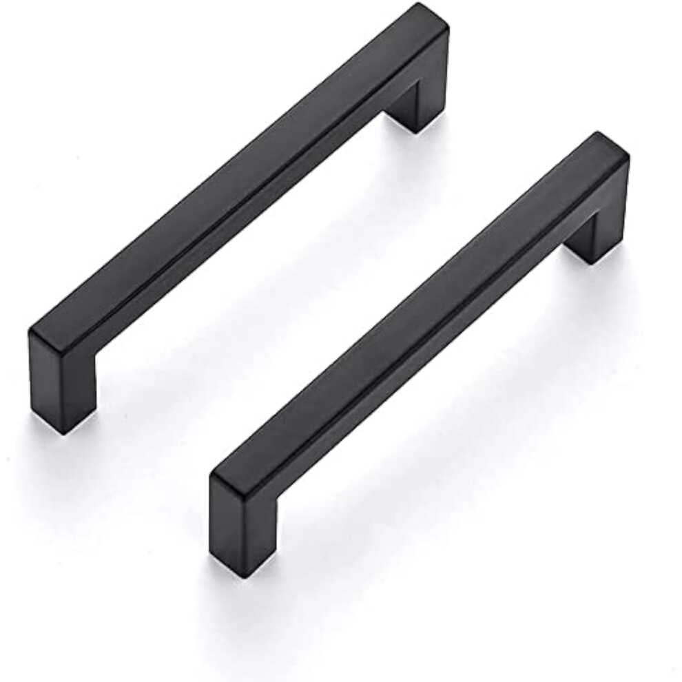 Lontan 10 Pack Black Cupboard Handles 288Mm Hole Centers Black Kitchen Door Handles Stainless Steel 710328026056