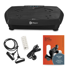 LifePro Vibration Plate Exercise Machine - Hexaplate Acupressure Vibration Plate for Lymphatic Drainage & weight loss - Comes with 150W Quiet Motor, 1