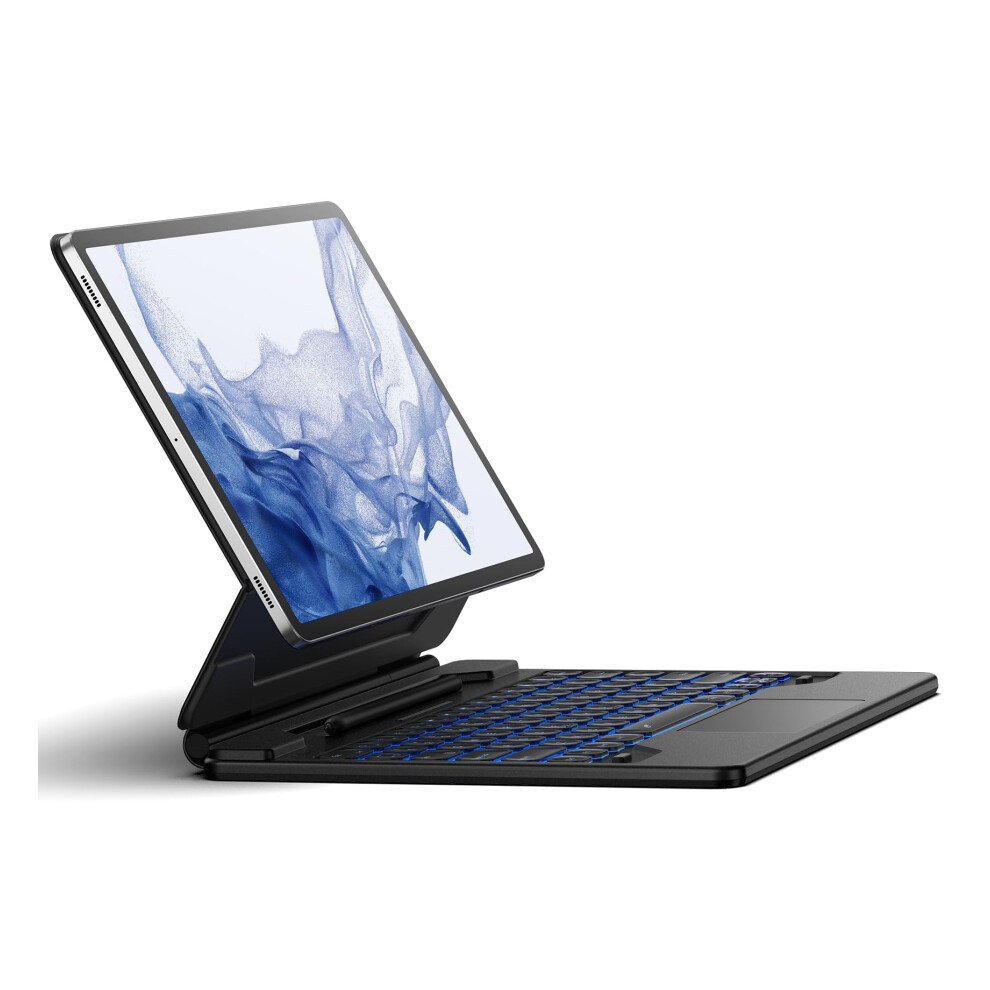 Dexnor For Samsung Galaxy Tab S10+ Plus/S9+ Plus/S9 Fe+ Plus/S8+ Plus/S7+ Plus/S7 Fe Case With Keyboard 12.4" Floating Cantilever Magnetic Stand Multi 6975582708580