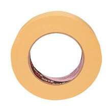 3M 501E Specialty High Temperature Industrial Masking Tape, 18 mm x 50 m, Beige, Pack of 48