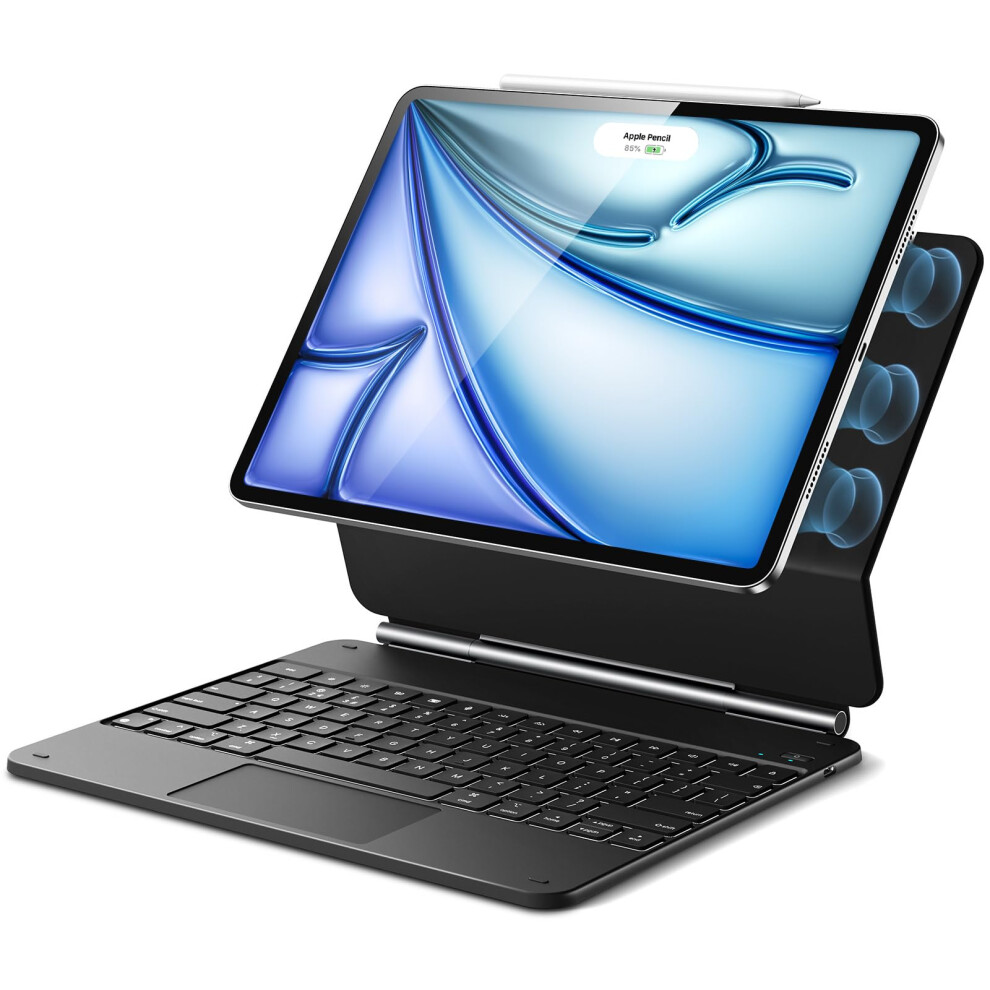 Esr For Ipad Air 13 Inch Case Keyboard M4/M3/M2 (2026/2025/2024) & Ipad Pro 12.9 Inch (6Th/5Th/5Th/3Rd) Magic Keyboard, Easy-Set Floating Cantilever S 4894240166307
