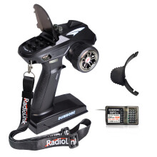 ATA HOBBY DUMBORC X6 2.4GHz 6CH RC Radio Transmitter and Receiver X6FG(Built-in Gyro) with Fail-Safe & Low Voltage Alarm Function for Rc Vehicle Car B