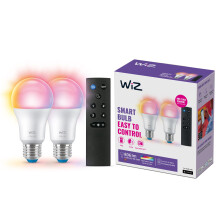 WiZ Smart Colour Bulb, E27, 8.5W, Motion Sensor with App, Dynamic Scenes, Remote Control, Connected WiFi Works with Alexa, Google Assistant & HomeKit,