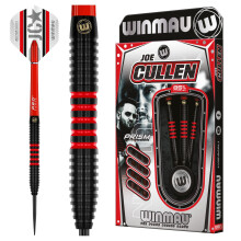WINMAU - Joe Cullen - The Rockstar - 85% Pro-Series 23g - 85% Tungsten - Professional Darts Set with Dart Flights and Dart Shafts (Stems)